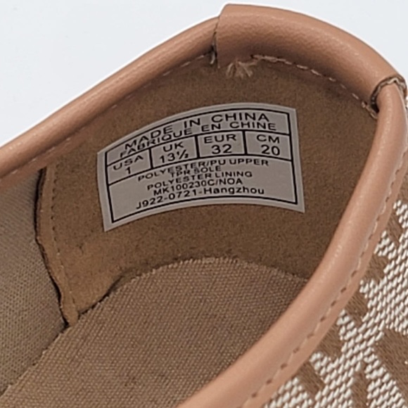 NEW MICHAEL KORS SLIP-ON SHOES FOR KIDS (GIRL) MK MONOGRAMS - Picture 7 of 10